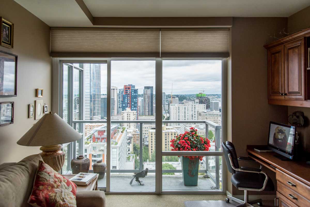 Seattle apartment with views of downtown